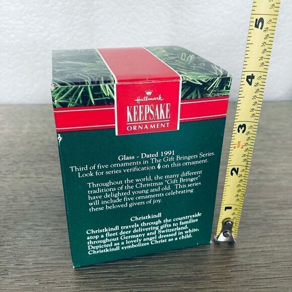 Hallmark Vintage The Gift Bringers Christkindl Christmas Ball Ornament - Picture 2 of 5